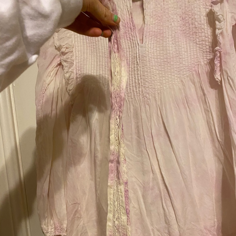 Aritzia- Wilfred La Boheme Elia Tie Dye Mini Dress - XS - Picture 7 of 11